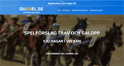 Desktop Screenshot of dubbel.se