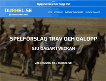 Tablet Screenshot of dubbel.se